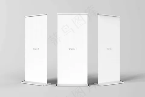 易拉宝样机 易拉宝效果图