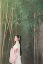 竹林里的古装美女图片