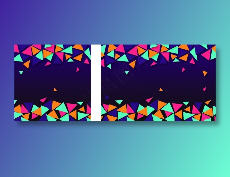 炫彩几何图形背景 几何艺术设计