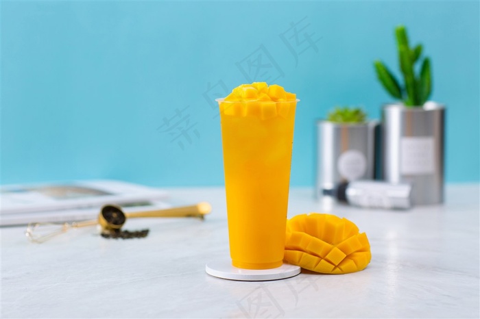 新鲜芒果饮品