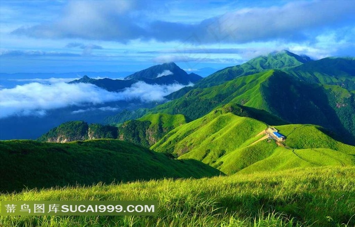 江西武功山风景素材图片