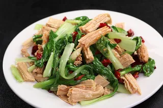 R001103青菜烧腐竹