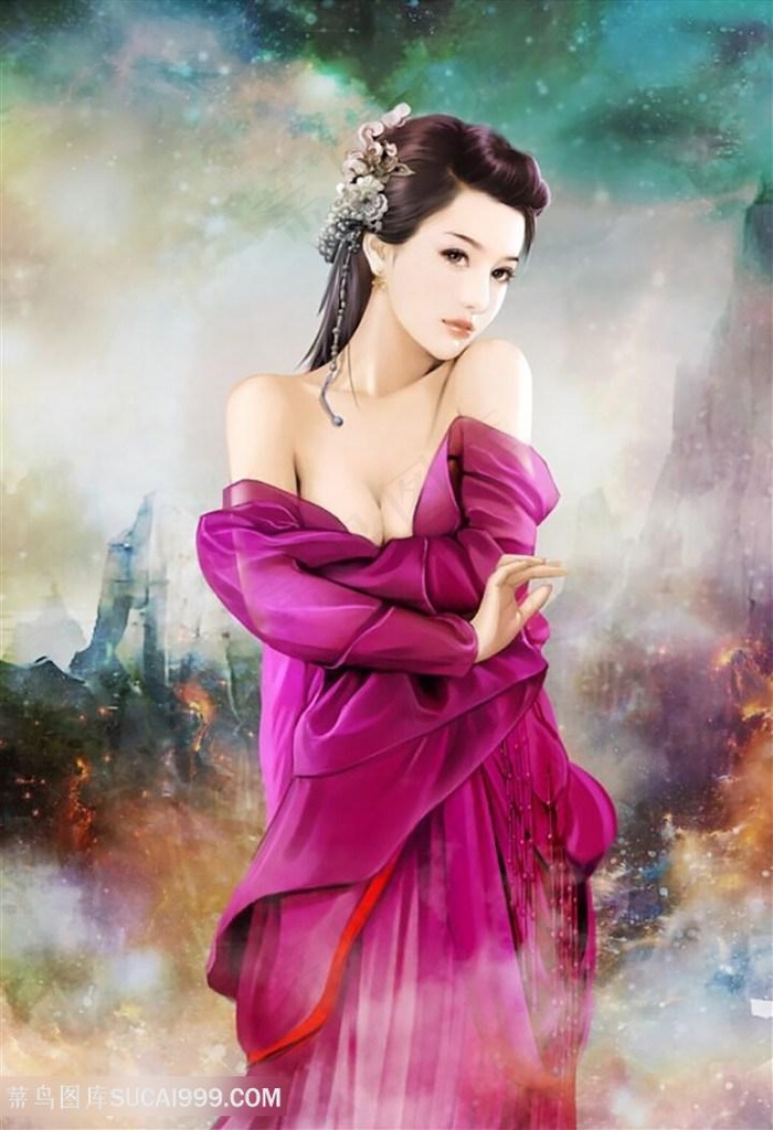 古典性感美女图片