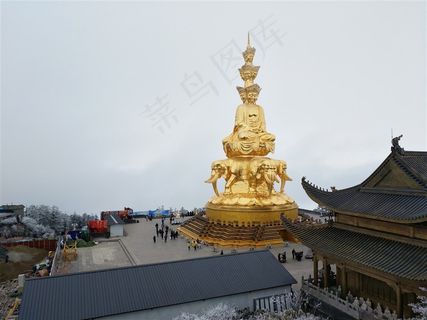 峨眉山十方普贤金像