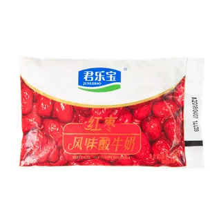君乐宝红枣牛奶1超市商品白底图免抠实物摄影png格式图片透明底