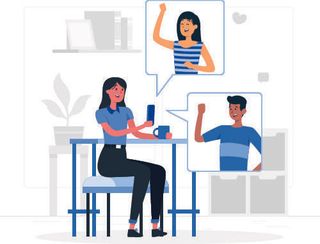 扁平化人物场景办公互联网等距ai矢量设计网页海报UI素材插画