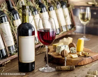 葡萄酒酒瓶饮料高清图片