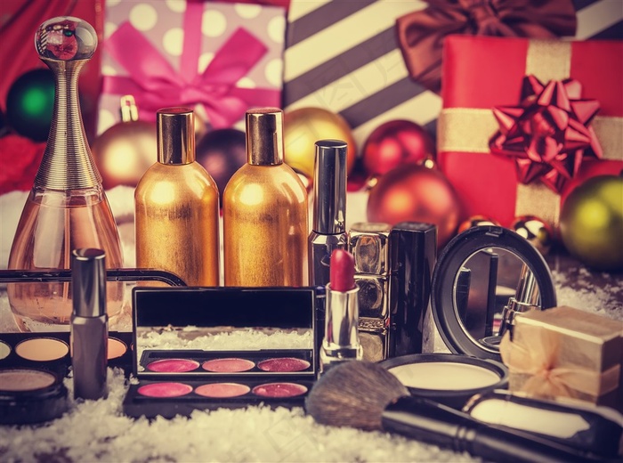 时尚潮流化妆品广告图片