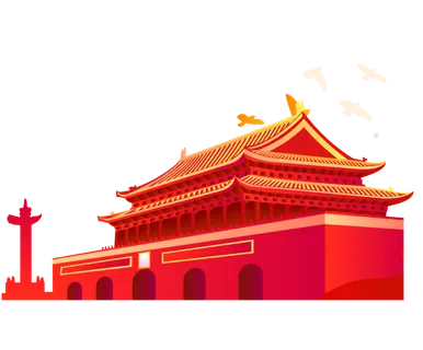 *建军节建党国庆节党建元素图片 卡通手绘PNG透明免扣PS素材