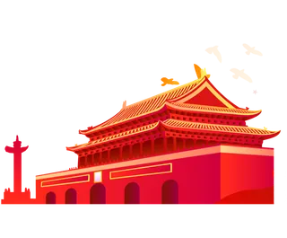 *建军节建党国庆节党建元素图片 卡通手绘PNG透明免扣PS素材