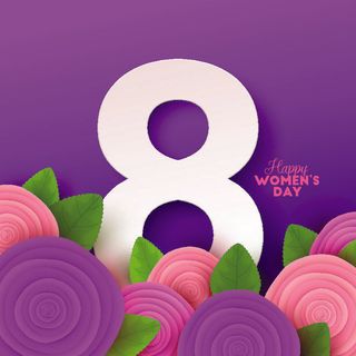 设计三八妇女节女神节背素材