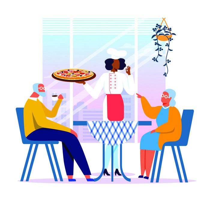 扁平化人物场景办公互联网等距ai矢量设计网页海报UI素材插画