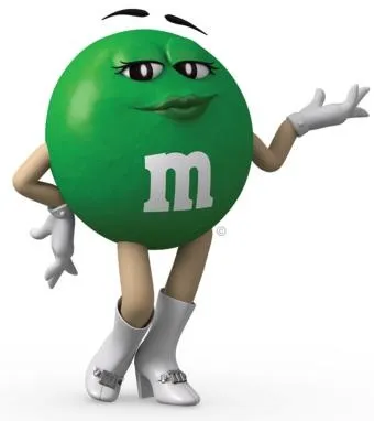 M&M 巧克力豆 PNG免抠(340x382)