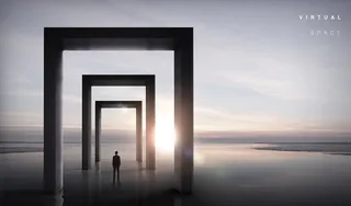 大气未来建筑空间设计PSD分层素材