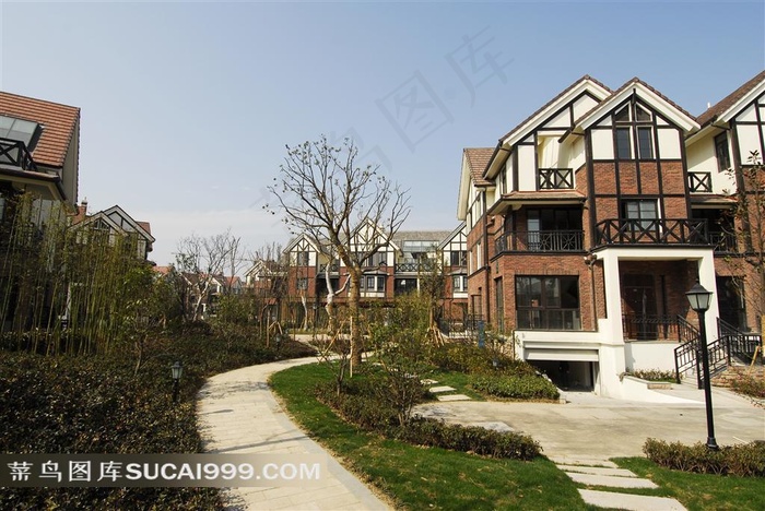 欧式别墅小区园林景观