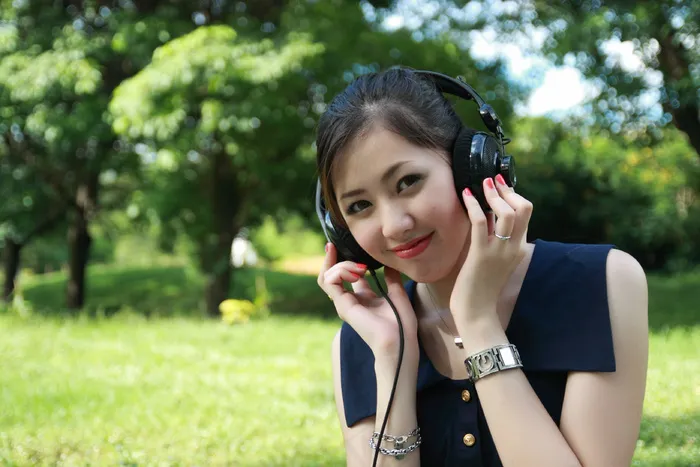 清新唯美可爱的女孩摄影图片