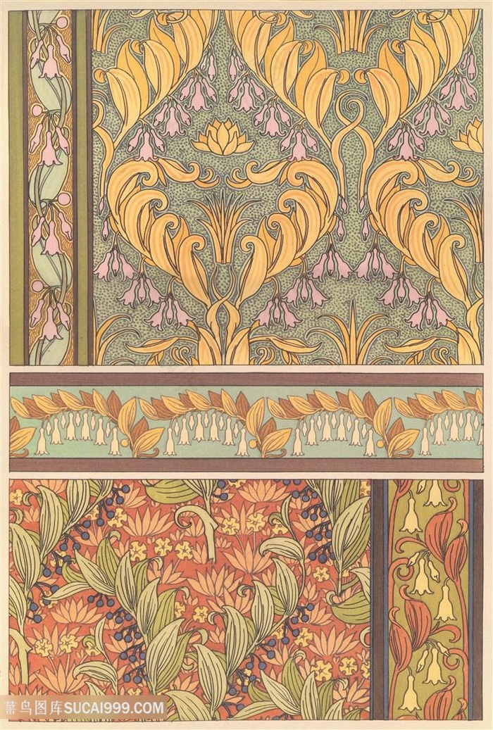 高清唯美欧式花纹艺术背景