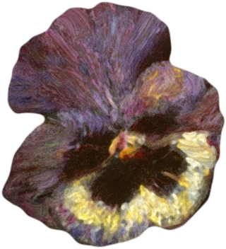 复古油画质感宫廷花卉植物花朵鲜花拼贴图案PNG免抠图片设计素材