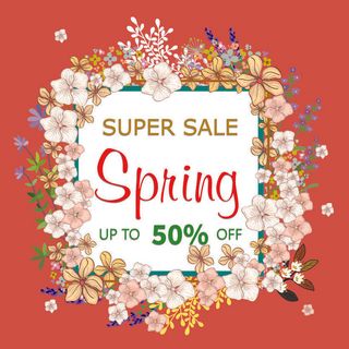 欢迎春天到花开风景