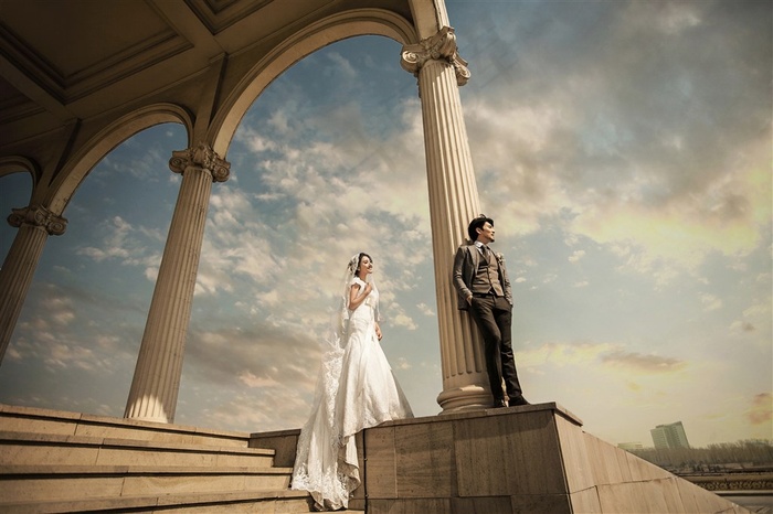 拉斐特城堡婚纱外拍摄影