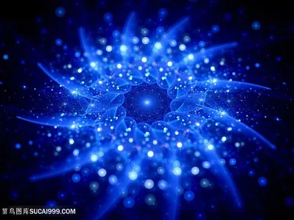 唯美蓝色炫彩高清图片
