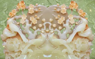 雕塑玉雕背景风景