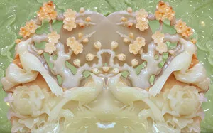 雕塑玉雕背景风景 雕塑玉雕背景风景