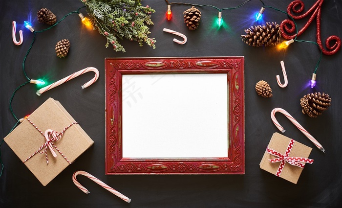 精美真实圣诞节氛围背景高清图片