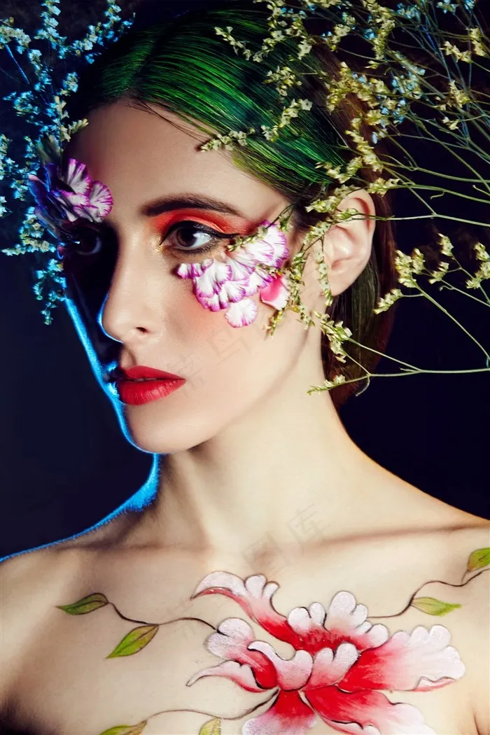 时尚创意彩妆美女美容图片
