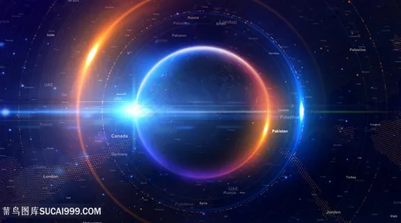 炫光科技地球背景 炫光科技地球背景