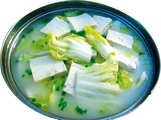 锅仔白菜炖豆腐