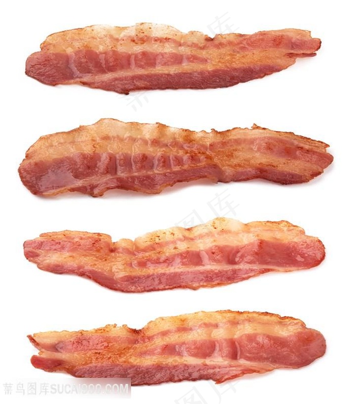 美味的烤肉片特写高清图片