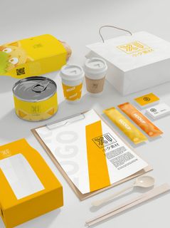 包装智能贴图样机VI效果PSD素材