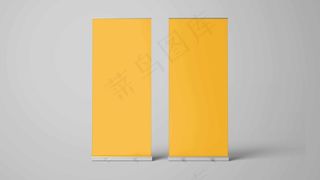 易拉宝样机 易拉宝效果图