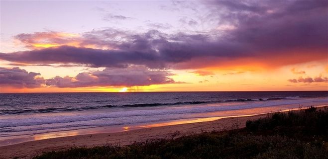 大海傍晚唯美摄影