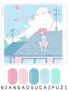 高质量插画配色色卡