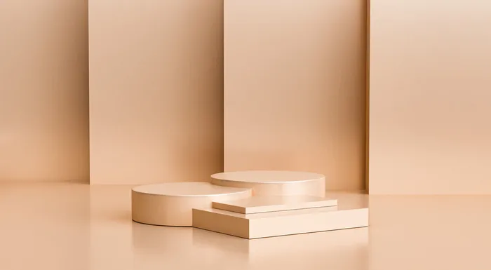 设计产品展示柜台psd模版下载