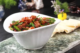 老干妈炒海肠48元一份 (2)