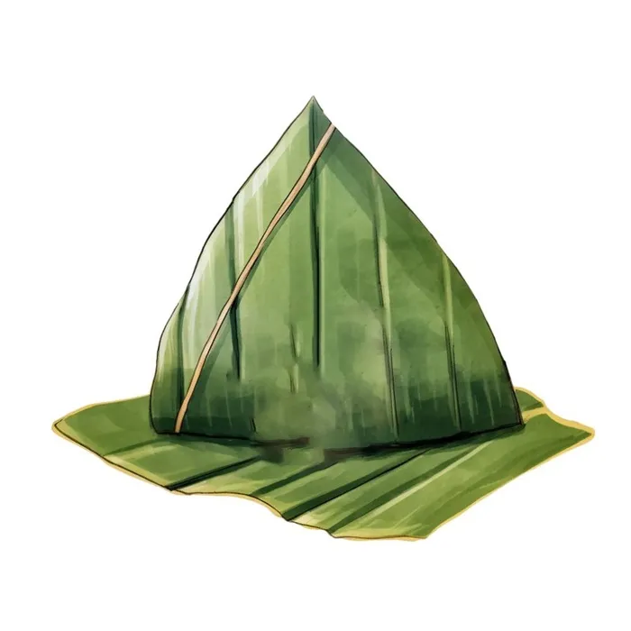 粽子绿叶免抠(1024x1024)