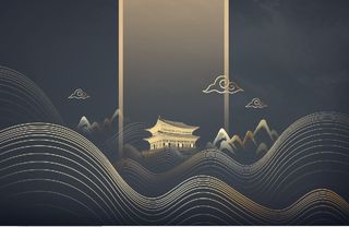 祝贺新年虎年背景