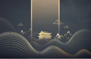 祝贺新年虎年背景