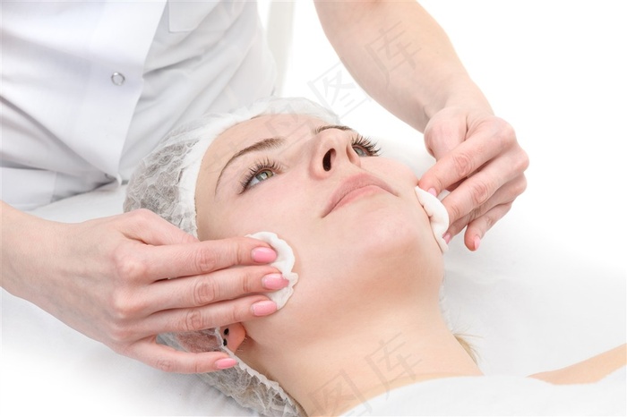 敷面膜的性感美女图片