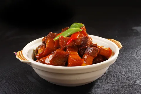 干豆角红烧肉 (4)