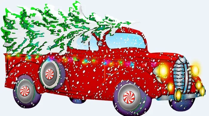 圣诞节冬天背景风景