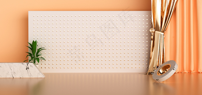 C4D电商场景模型渲染背景