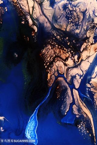 水彩时尚抽象艺术画