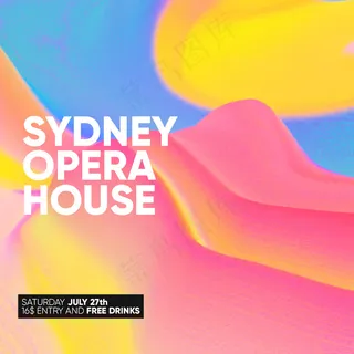 超酷创意抽象色彩渐变背景