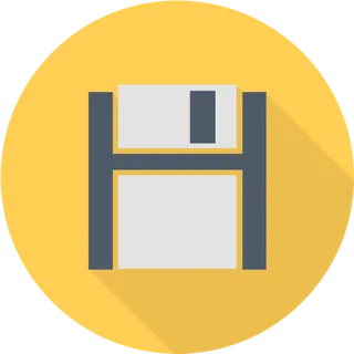 卡通磁盘简笔科技kv主视觉素材