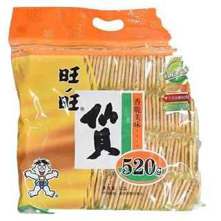 旺旺仙贝小吃超市商品白底图免抠实物摄影png格式图片透明底