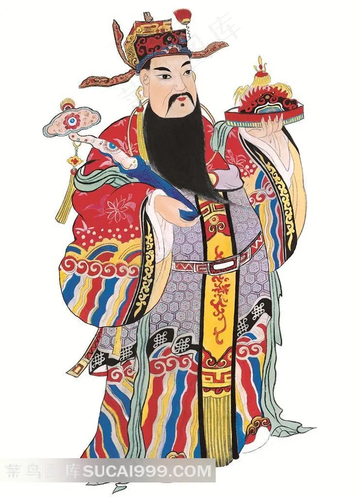 门神财神图片素材